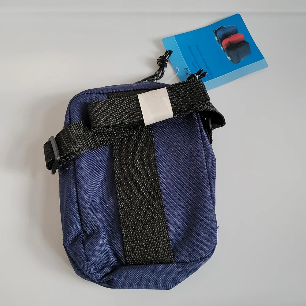 Navy Blue Polyester Camera Bag NWT